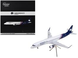 GeminiJets - Embraer ERJ-190 Commercial Aircraft "Aeromexico Connect" (XA-IAC) Tail "Gemini 200" Series 1/200 - White with Blue