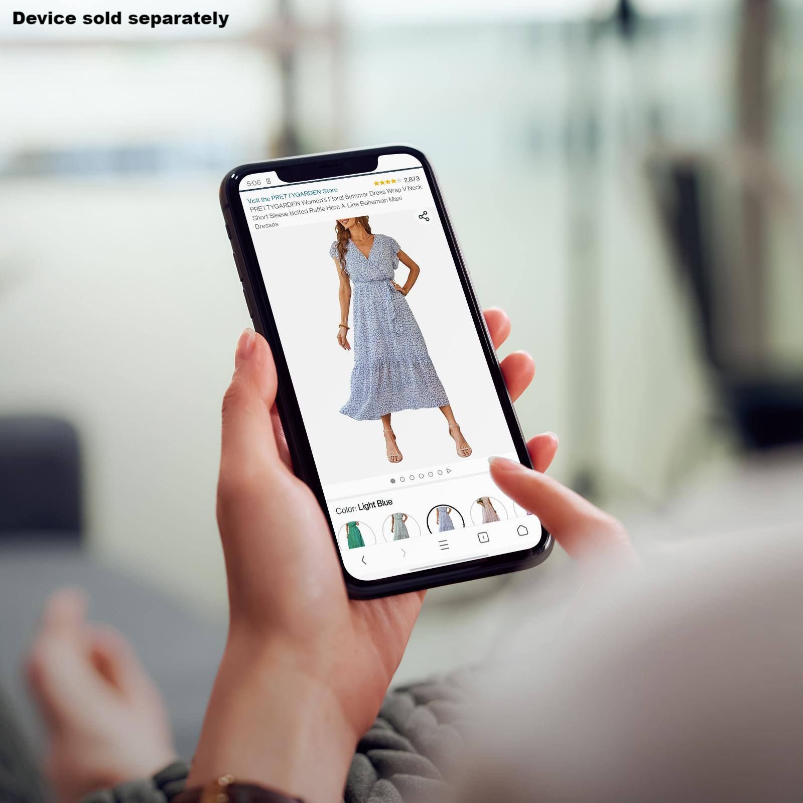 Device sold separately.