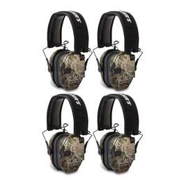 Walkers - Walker's Razor Slim Electronic Shooting Muffs 4-Pack - Kryptek Camo