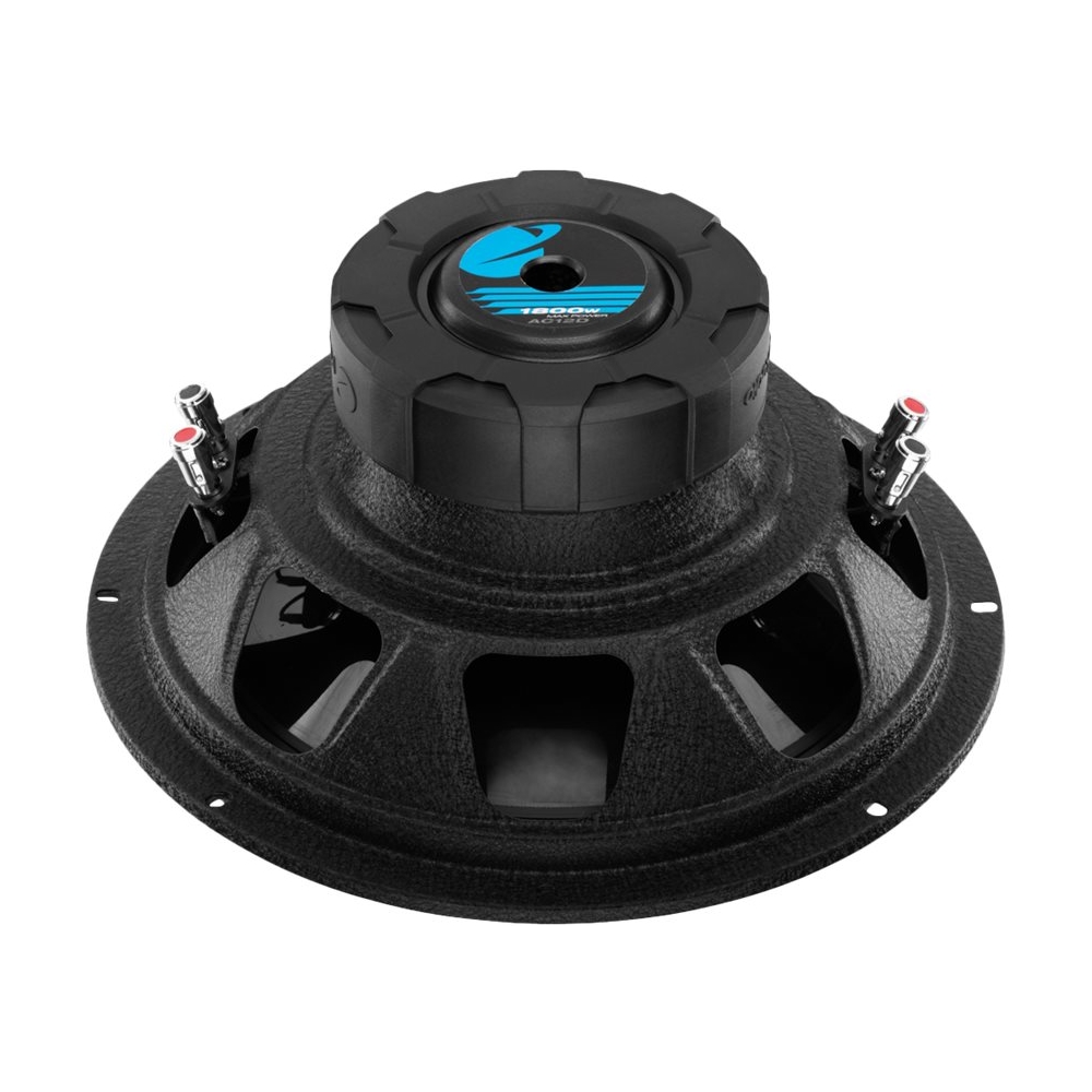 Back View: Planet Audio AC12D Anarchy Series 12 inch Car Audio Subwoofer - 1800 Watts Max, Dual 4 Ohm Voice Coil, Sold Individually, for Truck Boxes and Enclosures, Hook up to Amplifier