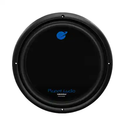 Front. Planet Audio - Anarchy 12" Dual-Voice-Coil 8-Ohm Subwoofer - Black.