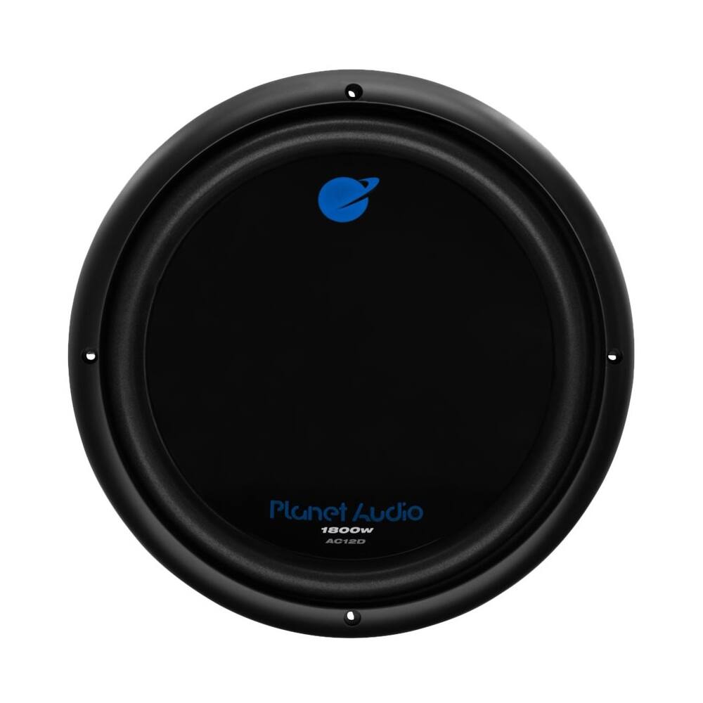Front. Planet Audio - Anarchy 12" Dual-Voice-Coil 8-Ohm Subwoofer - Black.