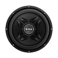 BOSS Audio - CHAOS EXXTREME 12" Single-Voice-Coil 4-Ohm Subwoofer - Black - Front_Zoom