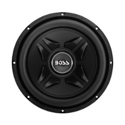 BOSS Audio - CHAOS EXXTREME 12" Single-Voice-Coil 4-Ohm Subwoofer - Black - Front_Zoom