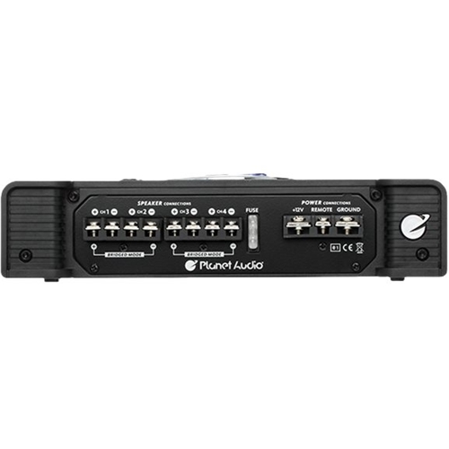 Angle View: Planet Audio - ANARCHY 800W Class AB Bridgeable Multichannel Amplifier with Variable Low-Pass Crossover - Black