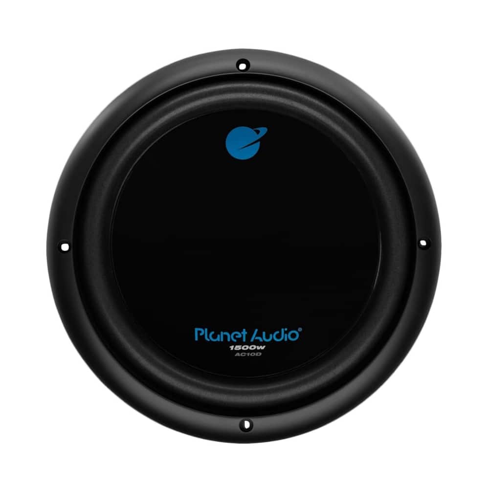 Front. Planet Audio - Anarchy 10" Dual-Voice-Coil Subwoofer - Black.