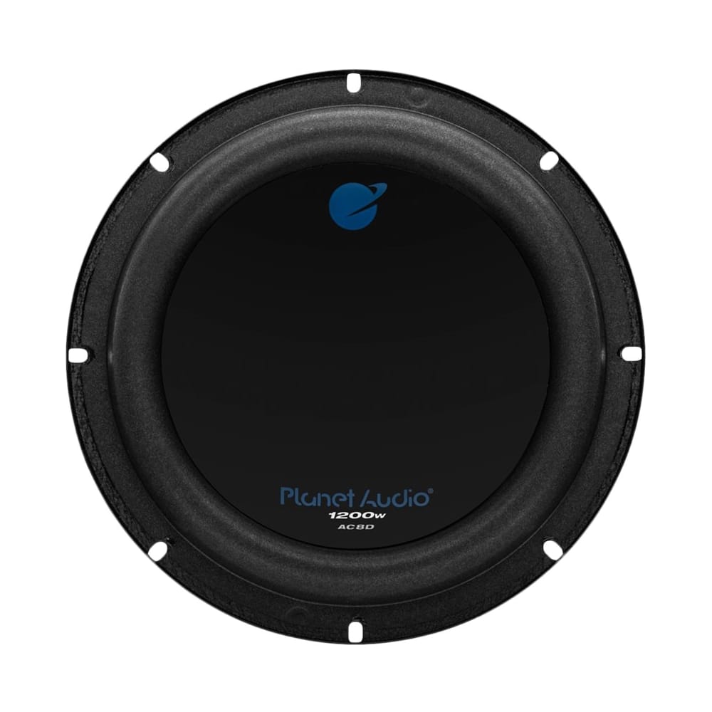 Front. Planet Audio - Anarchy 8" Dual-Voice-Coil 4-Ohm Subwoofer - Black.