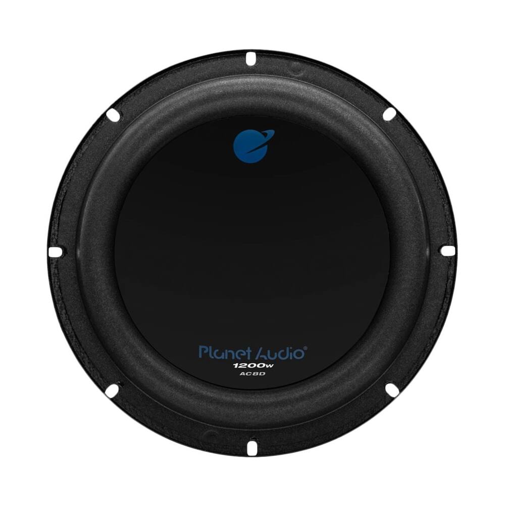 Planet Audio - Anarchy 8" Dual-Voice-Coil 4-Ohm Subwoofer - Black