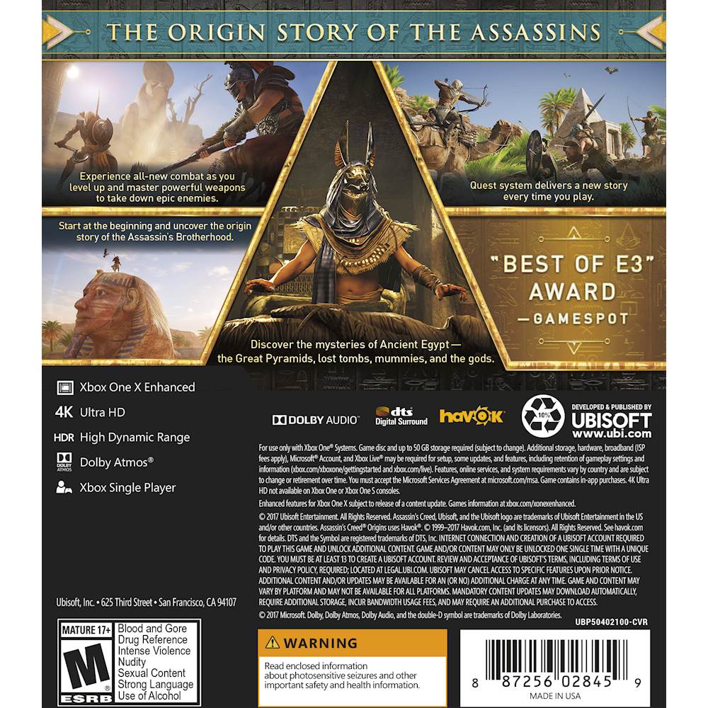 Assassin's Creed Origins Standard Edition