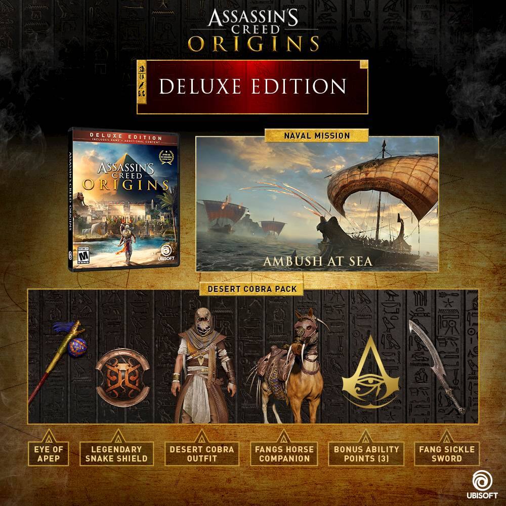  Assassin's Creed Origins Deluxe Edition - Xbox One