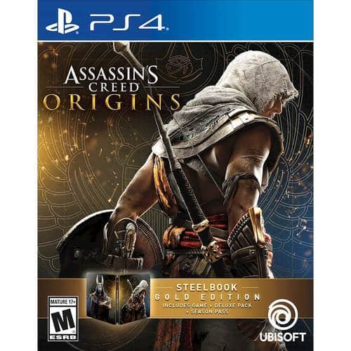 Assassin's Creed® Origins Gold SteelBook Edition - PlayStation 4 - Larger Front