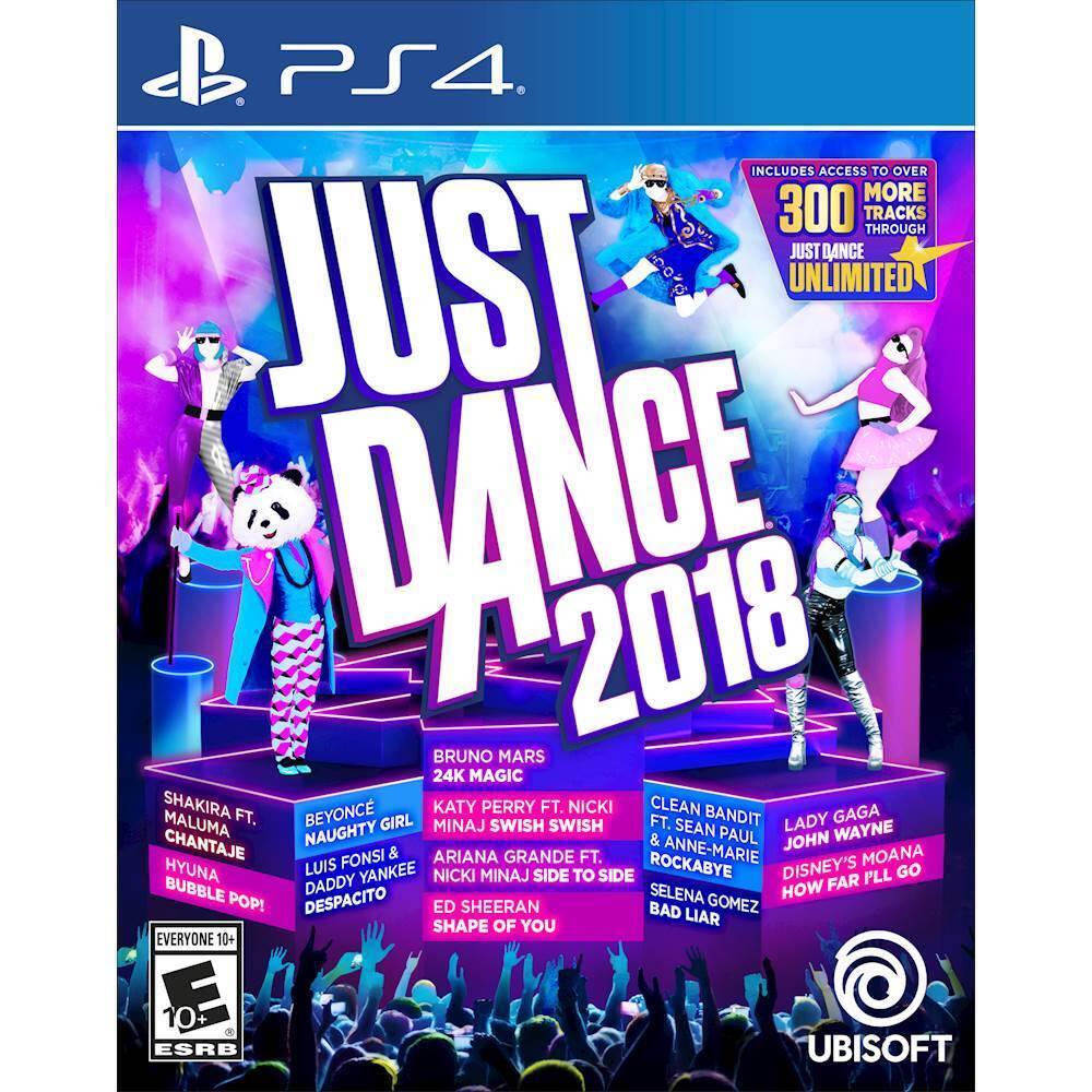 Front. Ubisoft - Just Dance 2018. - E10+ (Everyone 10+)