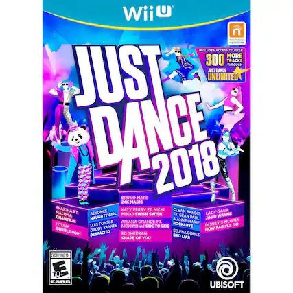 Front. Ubisoft - Just Dance 2018. - E10+ (Everyone 10+)
