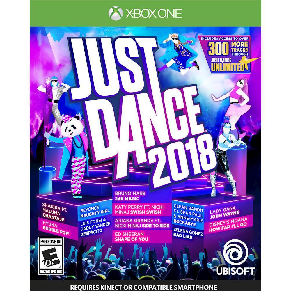 just dance 2018 xbox 360