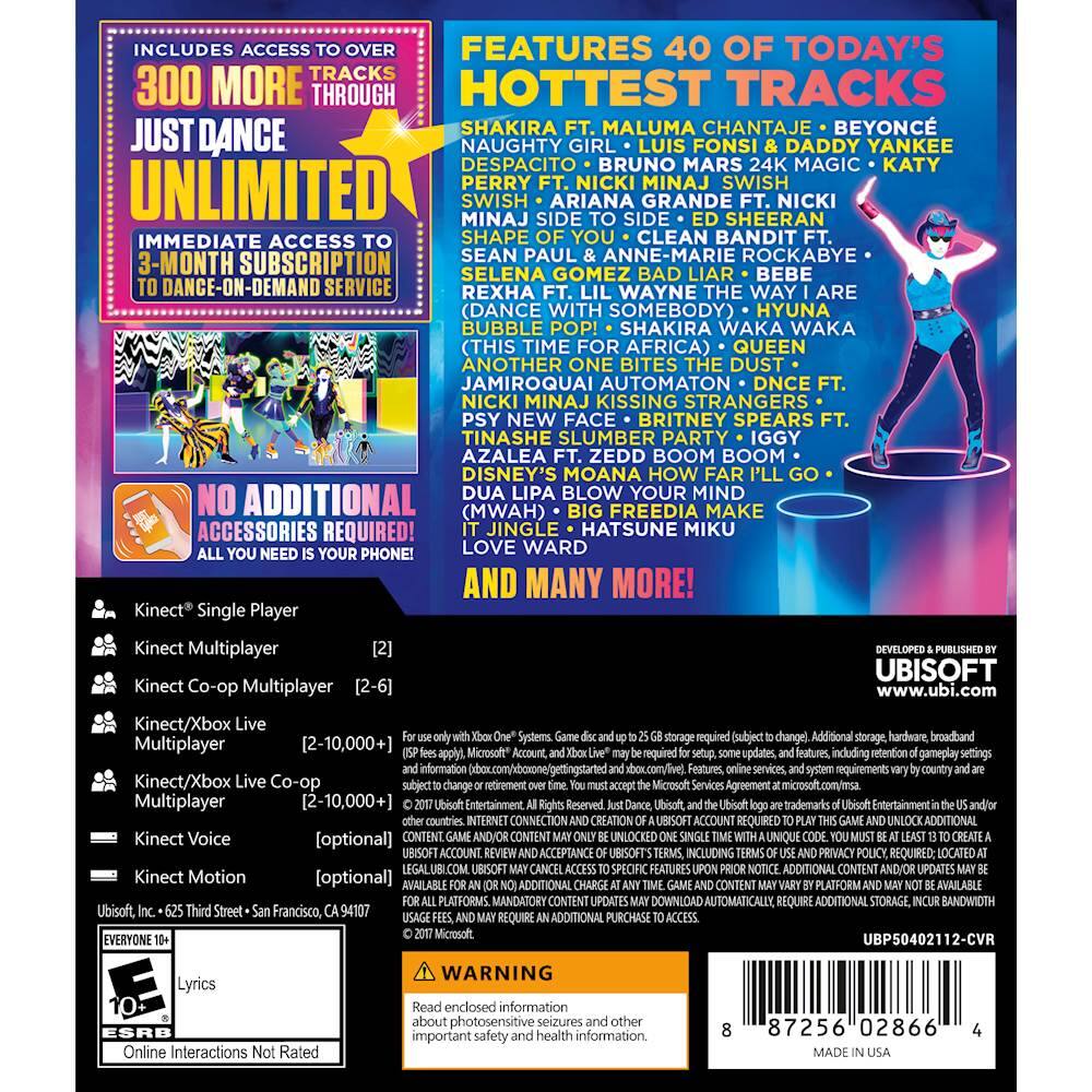 Alt View 11. Ubisoft - Just Dance 2018.
