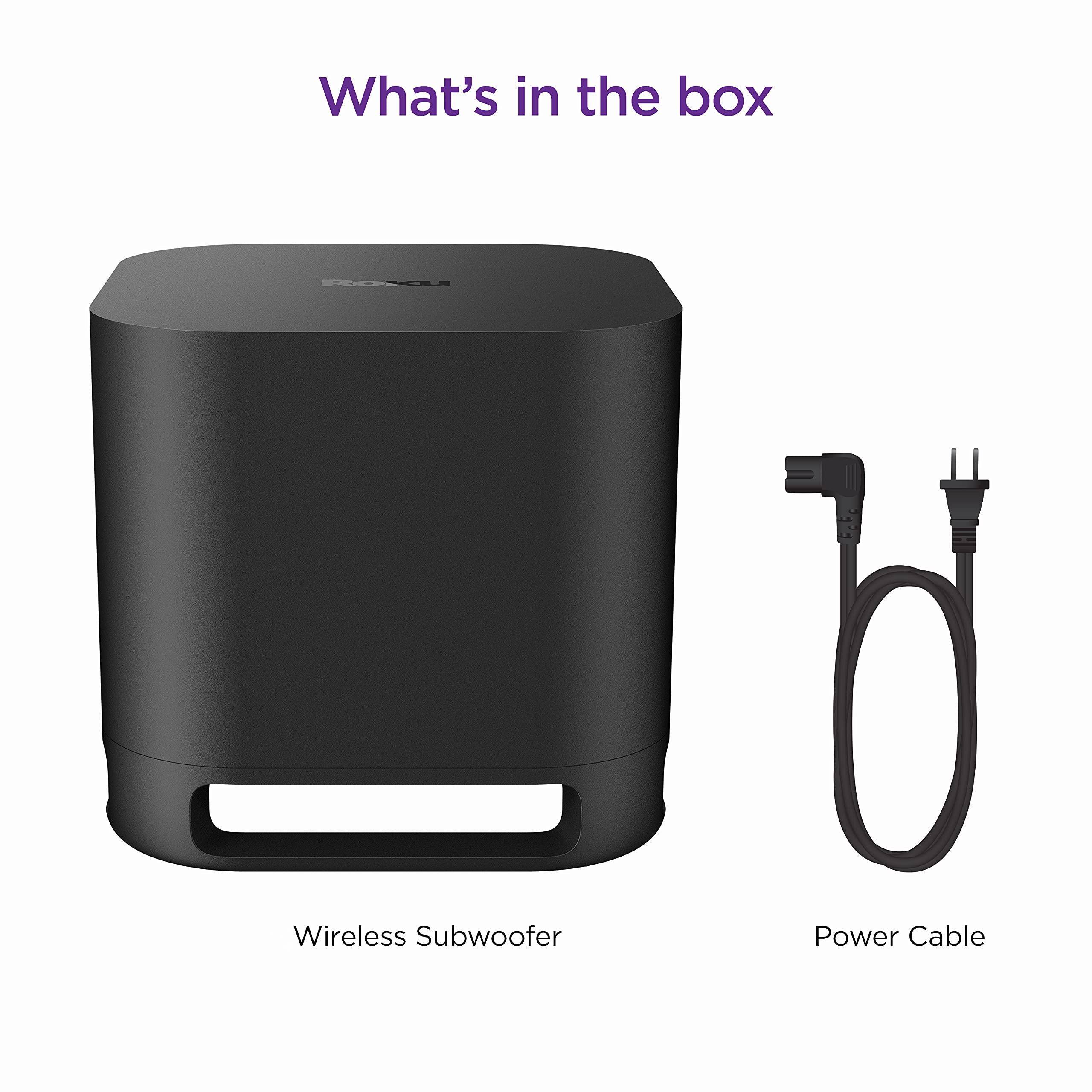 What's in the box

Wireless Subwoofer

Power Cable