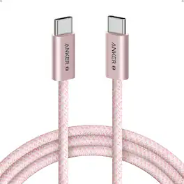 Anker - Zolo USB C to USB C Cable - Pink
