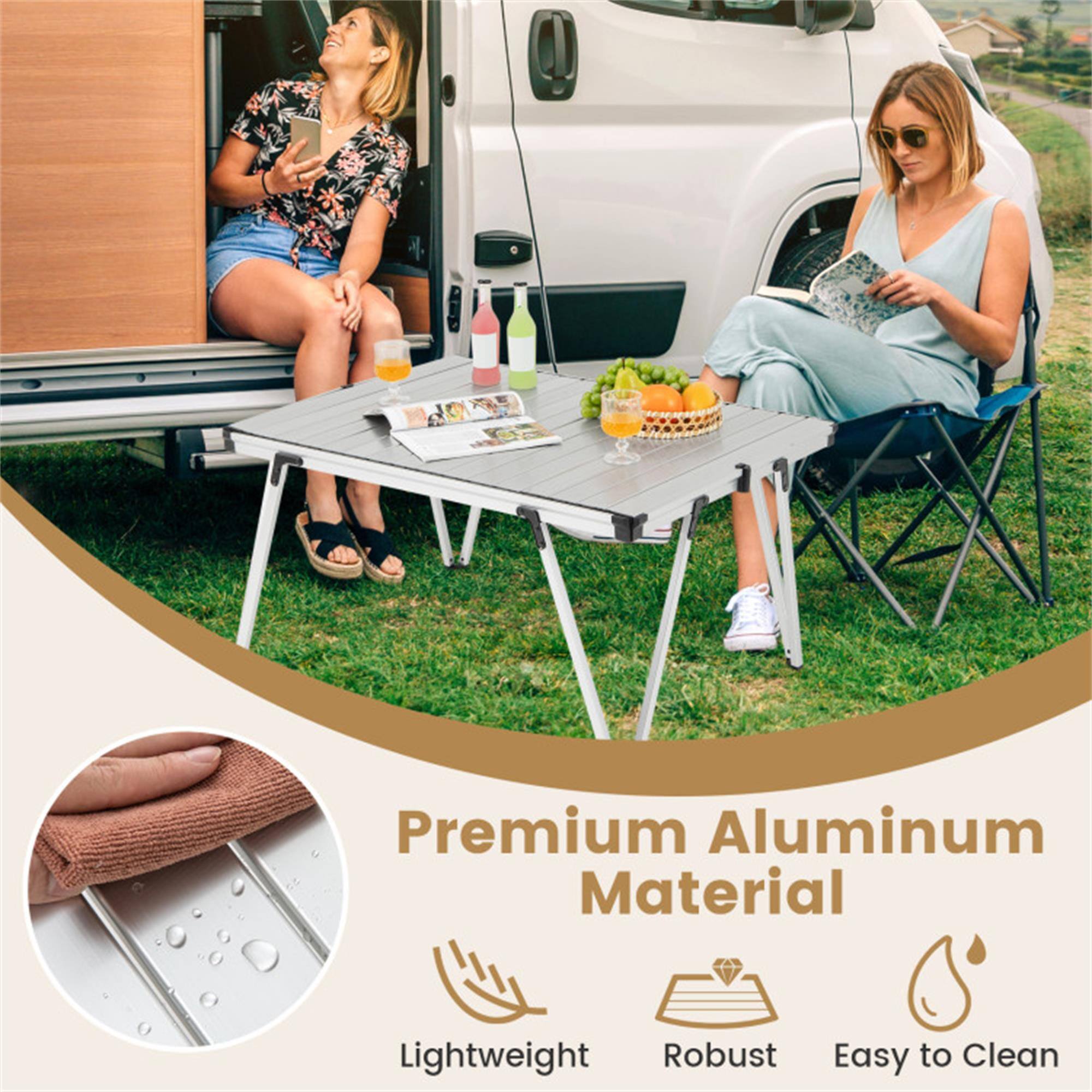 Premium Aluminum Material  
Lightweight  
Robust  
Easy to Clean