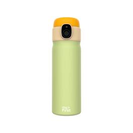 myFirst - CareSip 530ml Smart Thermal Water Bottle, Fingerprint Unlock, Stainless Steel Leakproof Kids Bottle - Green