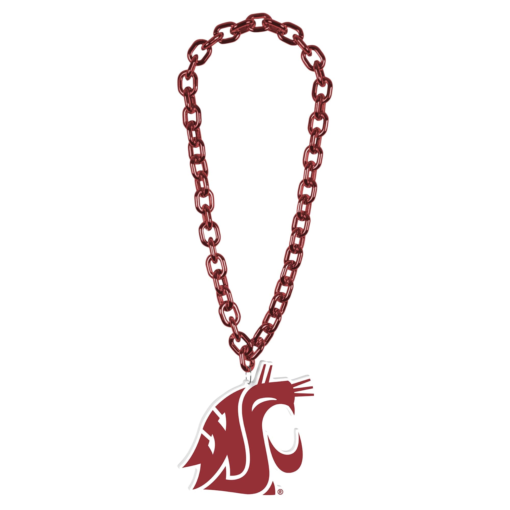 WinCraft - Washington State Cougars Big Chain Logo Necklace - Multicolor price history on PriceWatchPro