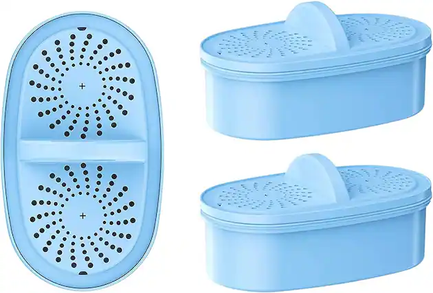 Front. Waterdrop - Waterdrop WD-PF-AL Replacement Alkaline Filters for All Waterdrop Pitcher Filtration System(Pack of 3) - Blue.