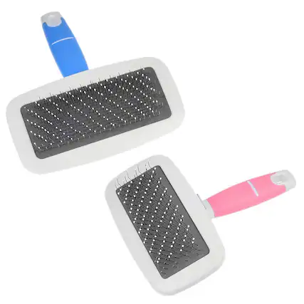 Front. THIRSTY TURTLE - Slicker Brush and Nail Clippers for Dogs, Cats, and Pets – Grooming and Claw Care Tools for Hair and Nail Maintenance.