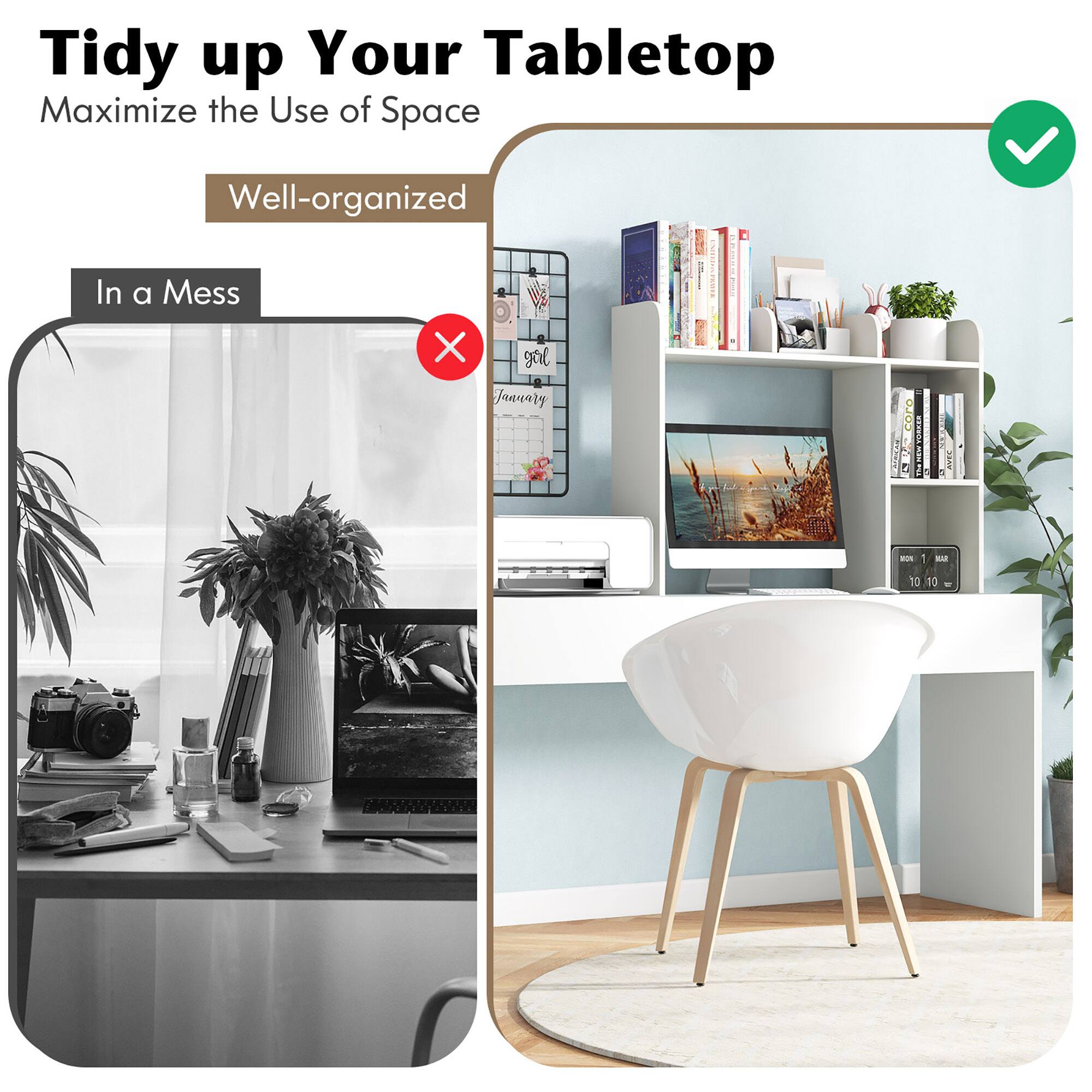 Tidy up Your Tabletop Maximize the Use of Space Well-organized In a Mess