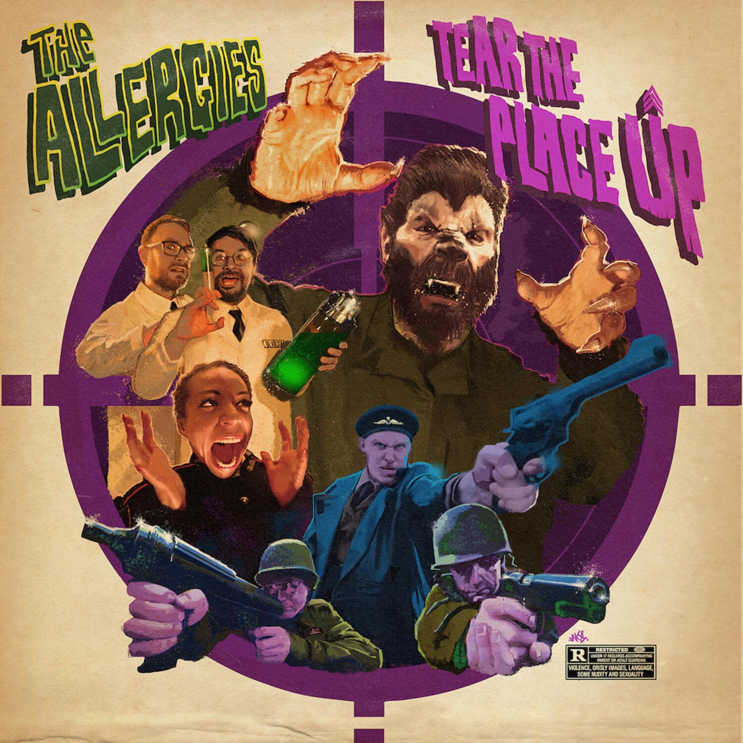 The Allergies - Tear The Place Up  - COMPACT DISCS