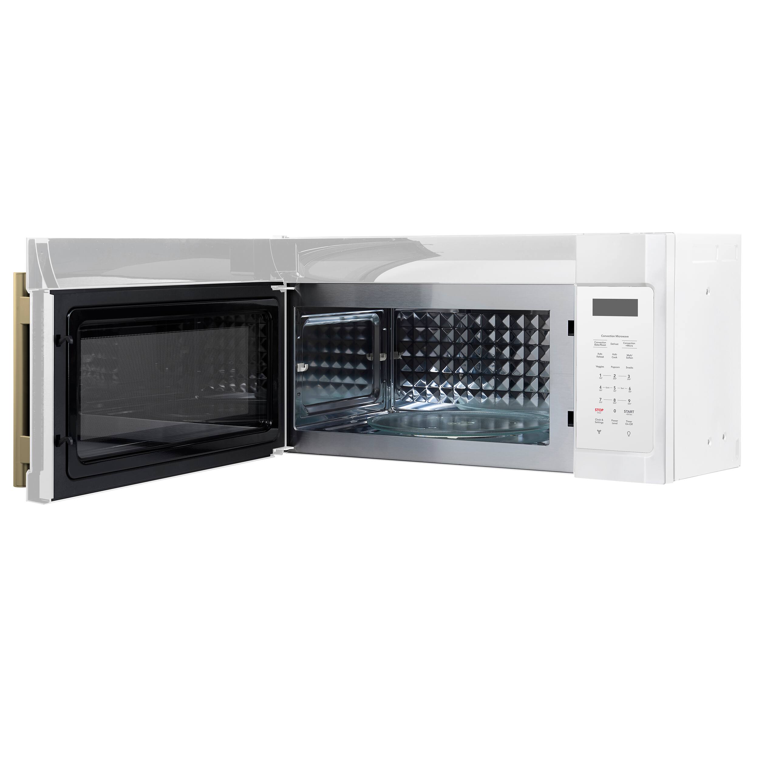 Alt View 5. Forno Appliances - Fornace 1.5 Cu. Ft. Convection Over-the-Range Microwave - White.