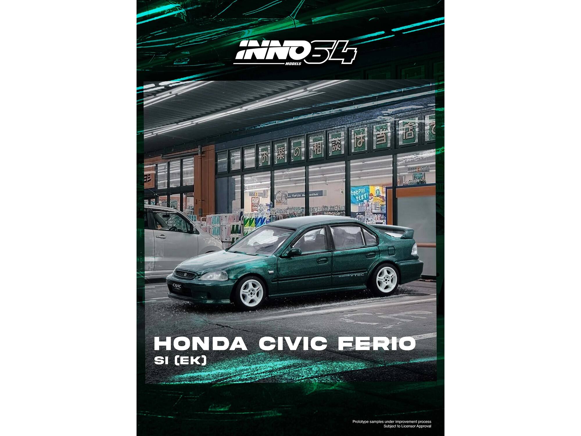 INNOE 34 MODELS B  
Nothing to Describe  
TODAY  
1 CAK HONDA CIVIC FERIO SI (EK)  
Prototype samples under improvement process  
Subject - Licensor Approval