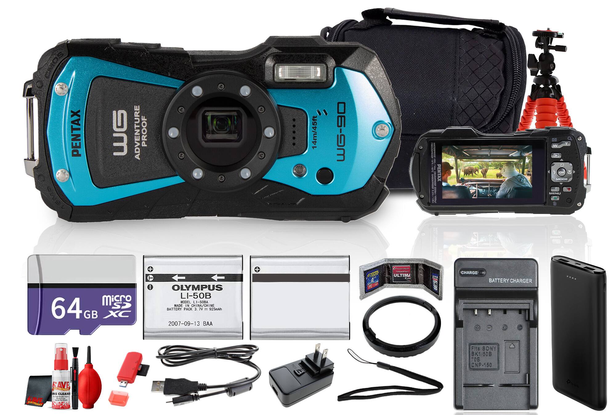 CMIOS PENTAX W6-90 ADVENTURE PROOF 14m/45ft 06-9M CEE | PENTAX I 2 AERIE Micro 64 SP GB XC I OLYMPUS LI-50B MODEL L LE-SCRRA RADE IN CHINA/CHIM BATTER PACK 3 P an adidean 2007-09-13 BAA - a ULTIMA WS CHARGE - BATTERY CHARGER Fits SONY BK1/50B 705 CNP-150 FAVE, as LEAR A