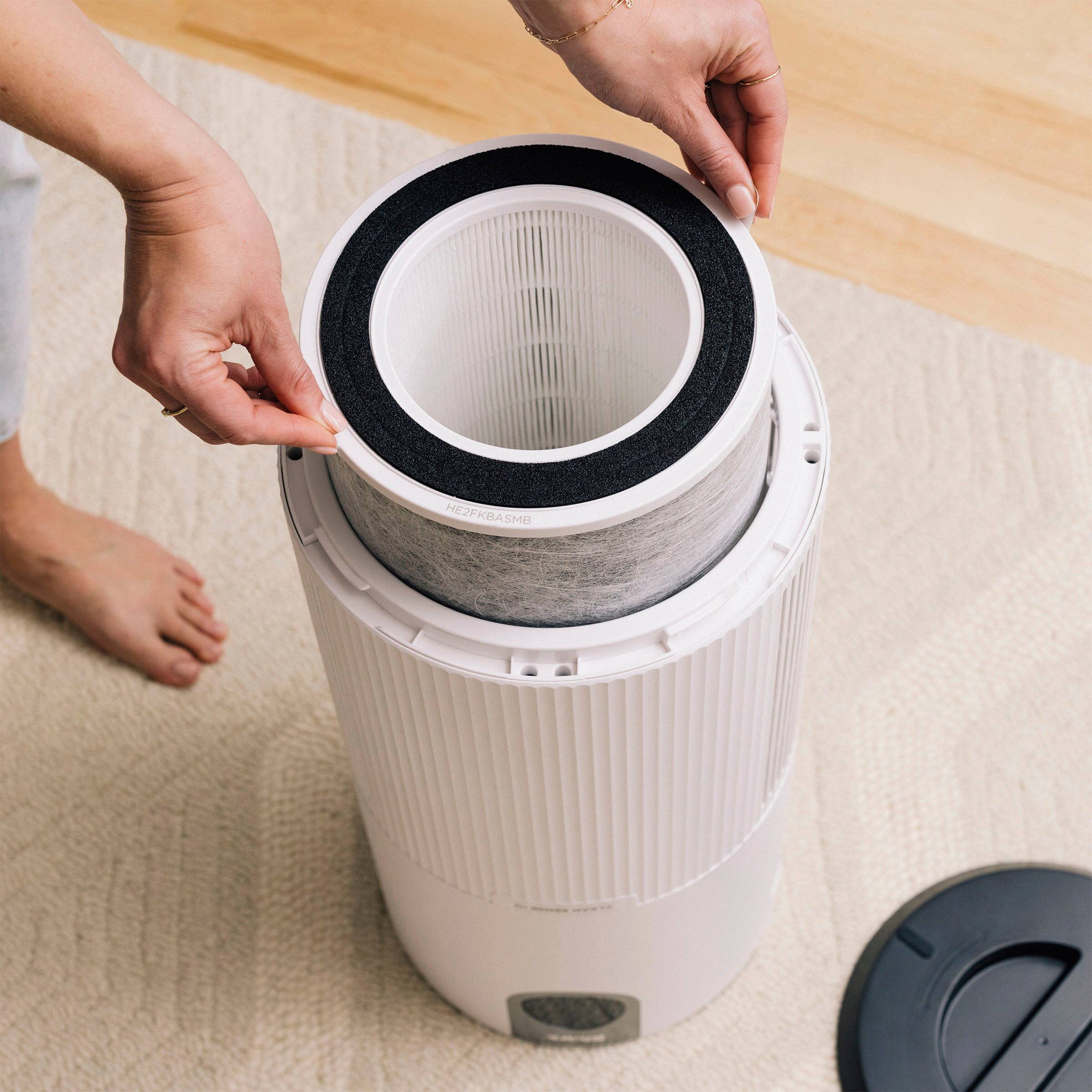 Alt View 11. Shark - Shark  - Refurbished Air Purifier MAX with Anti-Allergen Nanoseal and HEPA Air Filter Technology - White.