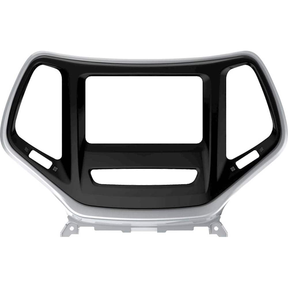 Front. Maestro - Dash Kit for Select 2014-2023 Jeep Cherokee DIN DDIN - Black.