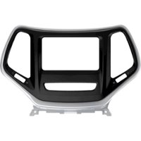 Maestro - Dash Kit for Select 2014-2023 Jeep Cherokee DIN DDIN - Black - Front_Zoom