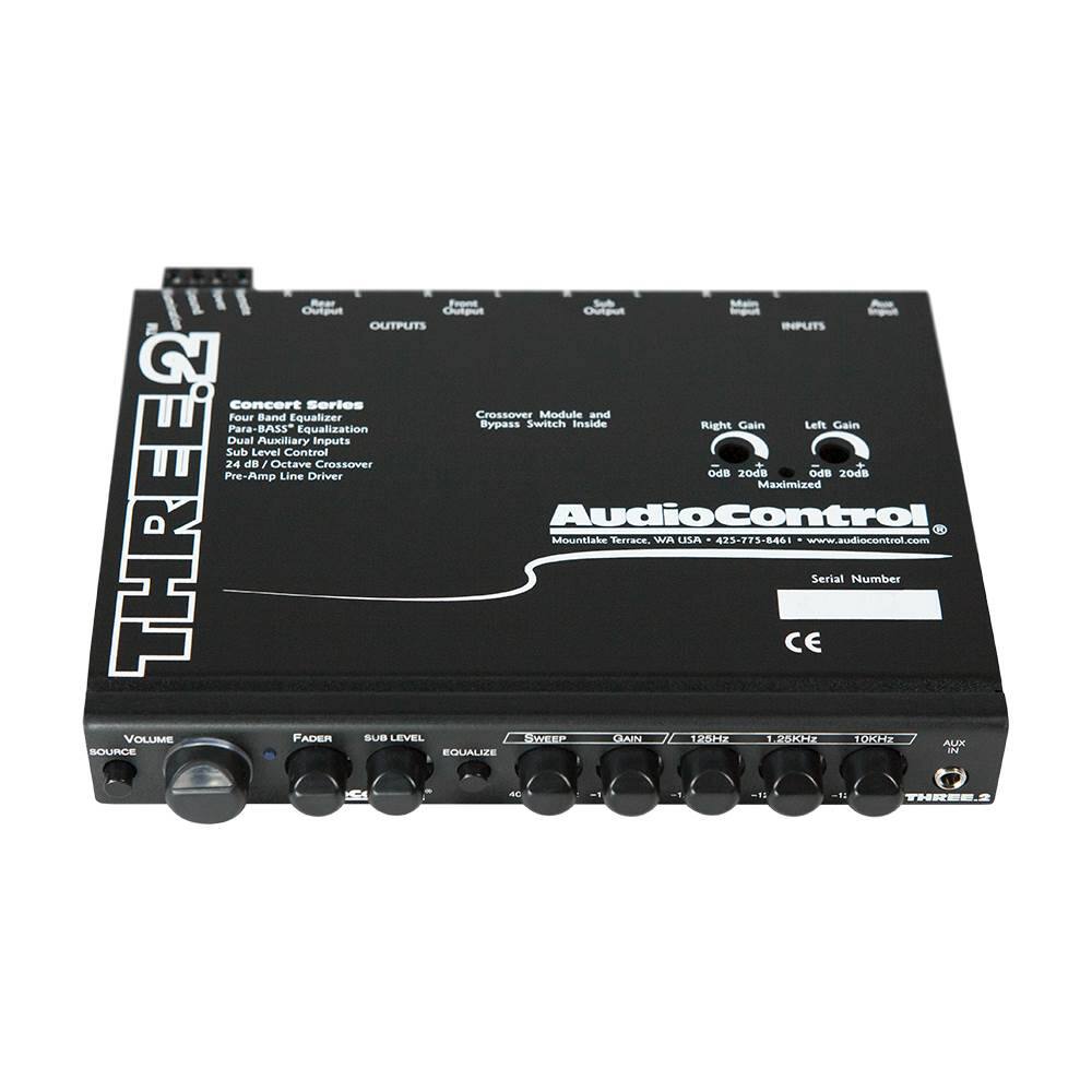 Best Buy AudioControl THREE.2 InDash Equalizer/Crossover THREE.2