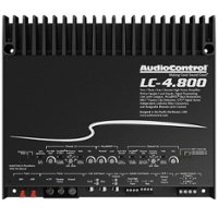 AudioControl - 800W Class D Bridgeable Multichannel Amplifier with Variable Crossovers - Black - Front_Zoom