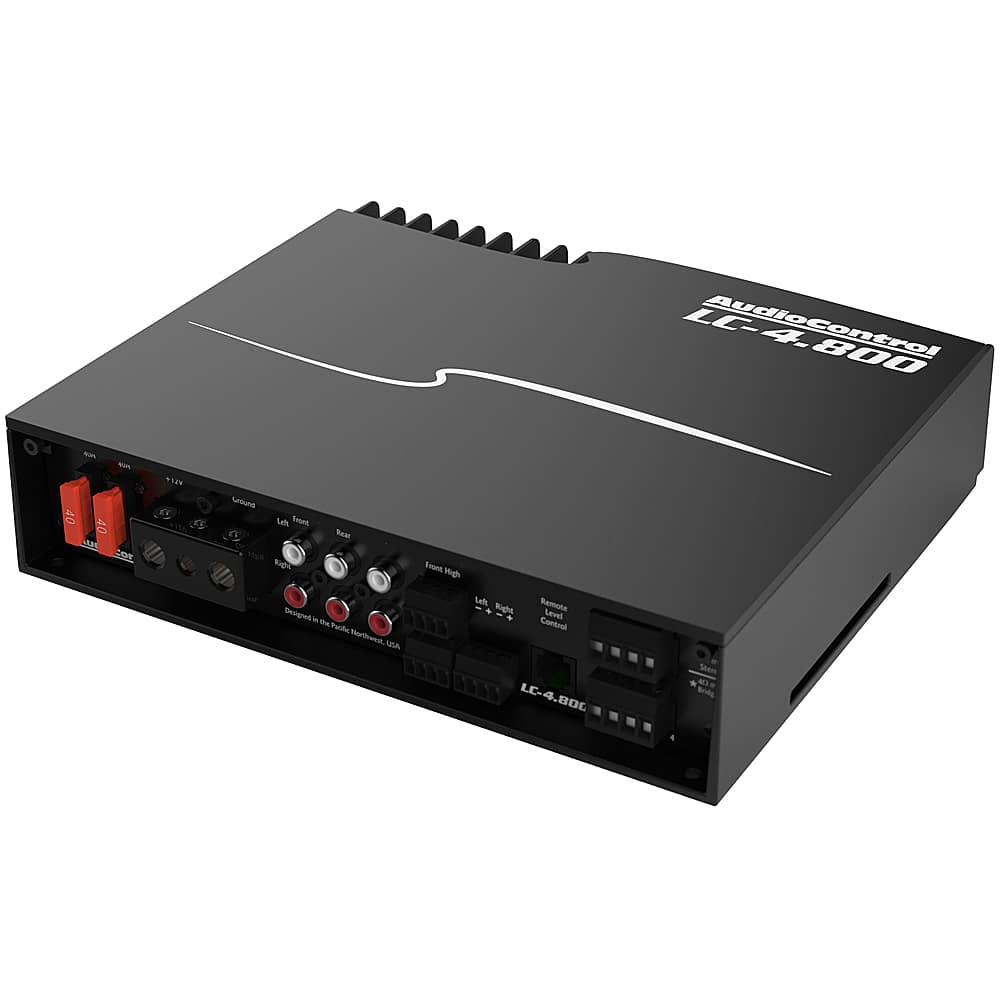 Alt View 12. AudioControl - 800W 4-Channel Class D Amplifier - Black.