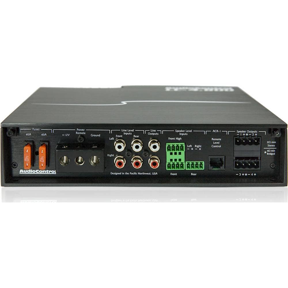 Alt View 13. AudioControl - 800W 4-Channel Class D Amplifier - Black.