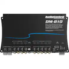 Front. AudioControl - 8-Channel Input 10-Channel Output DSP Matrix Processor - Black.