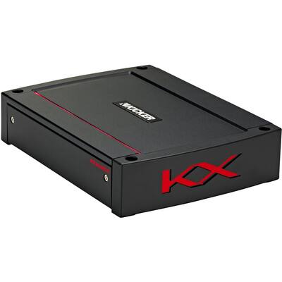 KICKER - KX Series Class D Bridgeable 2-Channel Amplifier with Variable Crossovers - Black