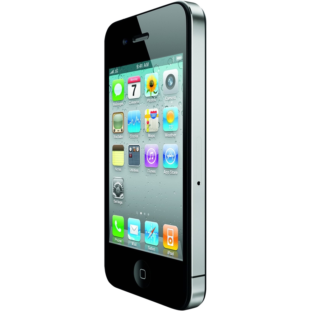 Best Buy: Apple Certified Pre-Owned iPhone 4 with 8GB Memory Cell Phone ...