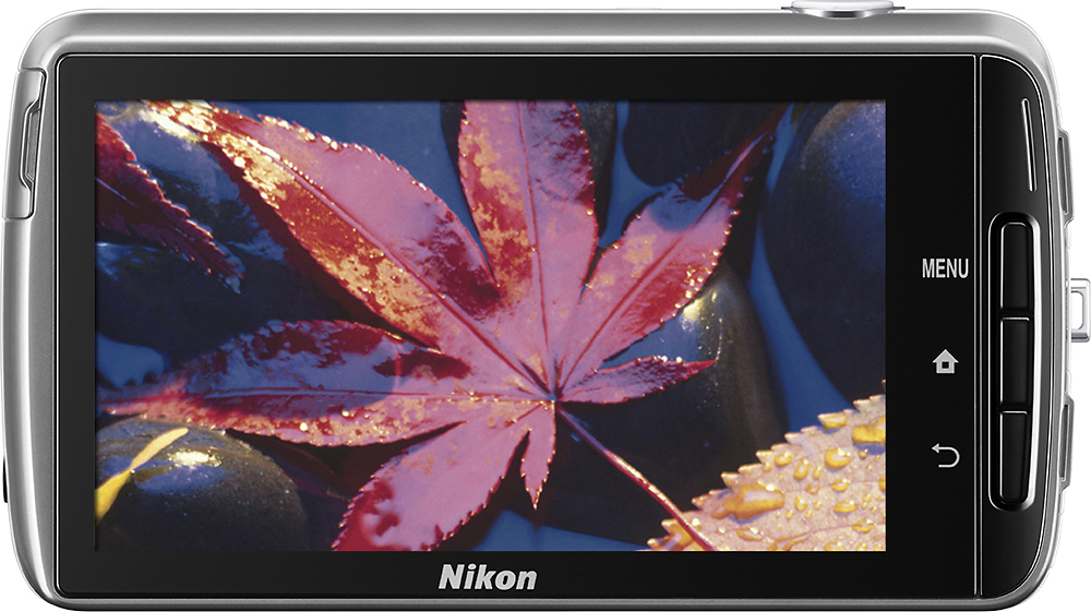 merknaam Ster Vervullen Best Buy: Nikon Coolpix S810c 16.0-Megapixel Digital Camera White 26428