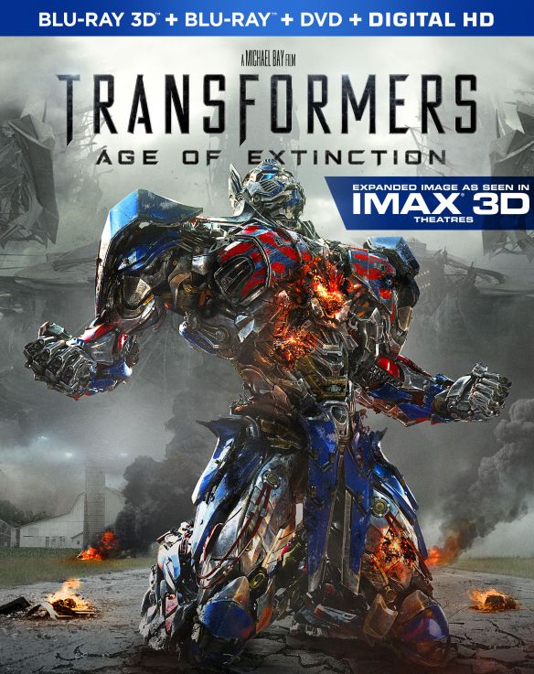  Transformers: Age of Extinction [Includes Digital Copy] [3D] [Blu-ray/DVD] [Blu-ray/Blu-ray 3D/DVD] [2014]