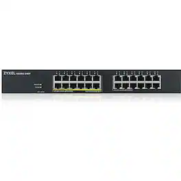 ZYXEL - GS1915-24EP 24-Port Gigabit Smart Nebula Cloud Managed PoE Switch | 12 PoE+ Ports at 130W - 24 Ports - Gigabit PoE - Unknown