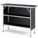Alt View 17. Costway - Folding Camping Table Aluminum Portable Picnic Table with 2-Tier Shelves Black - Black.