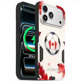 OtterBox - Canada Soccer Phone Case - Commuter Magsafe Series - Multicolored