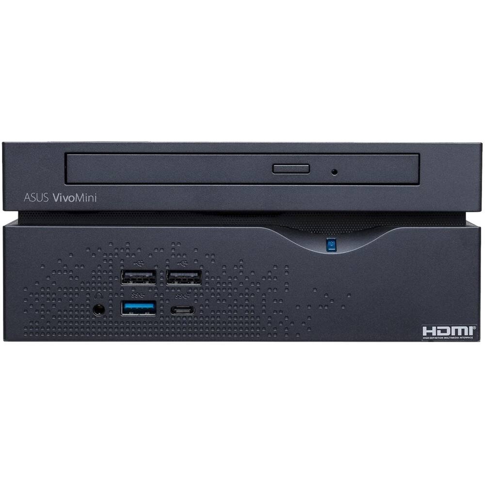 Asus - VivoMini Desktop - Intel Core i7 - 16GB Memory - 512GB Solid State Drive - Black - Larger Front