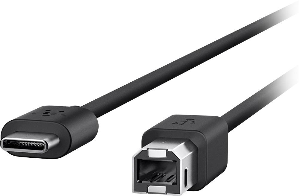 Groet per ongeluk Delegeren Belkin 6' USB Type C-to-USB Type B Cable Black F2CU035BT06-BLK - Best Buy