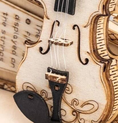 Alt View 2. 3D Puzzle - DIY 3D Puzzle - Violin Capriccio - 62 pcs.