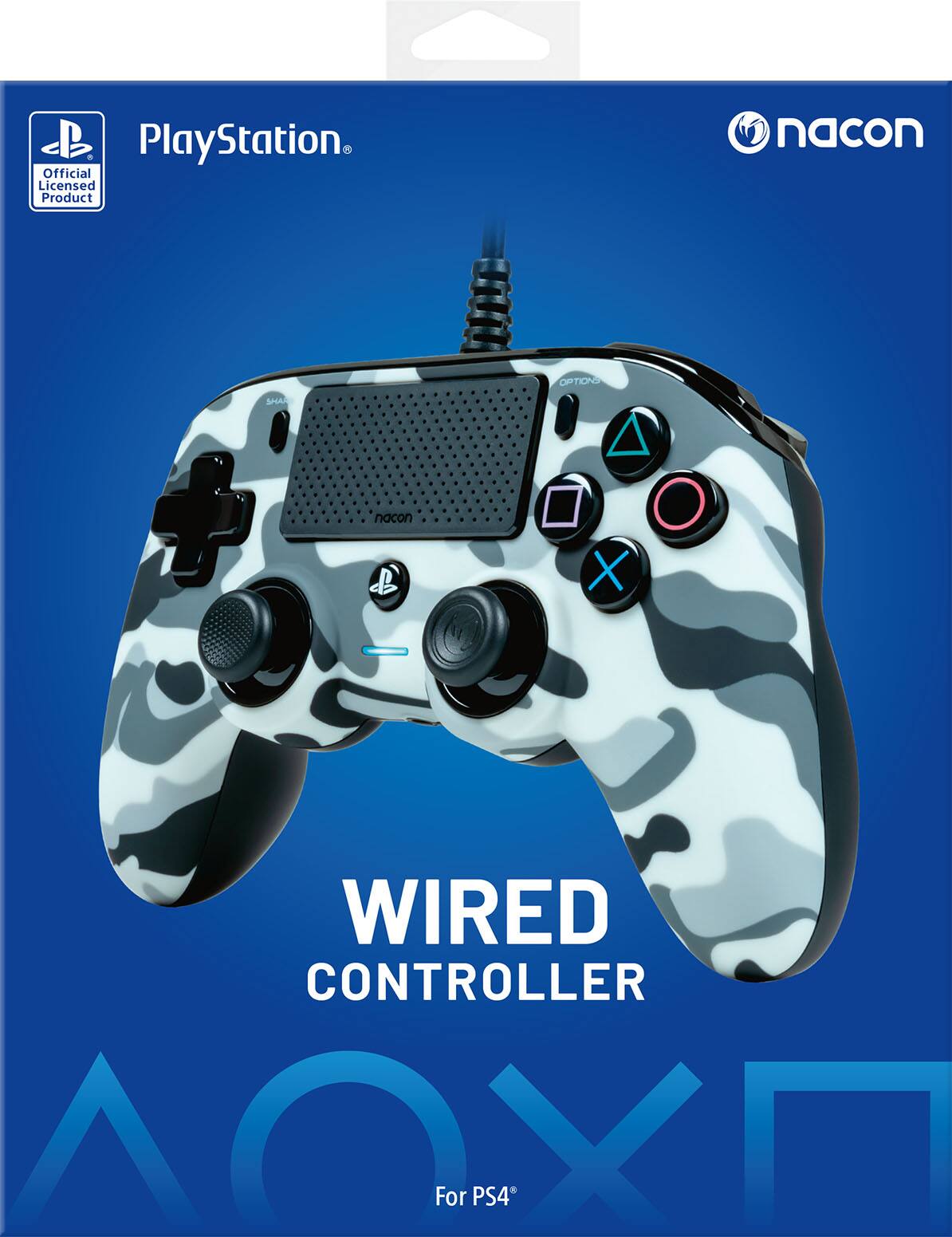 PlayStation Official Licensed Product  
nacon  
Wired Controller  
For PS4
